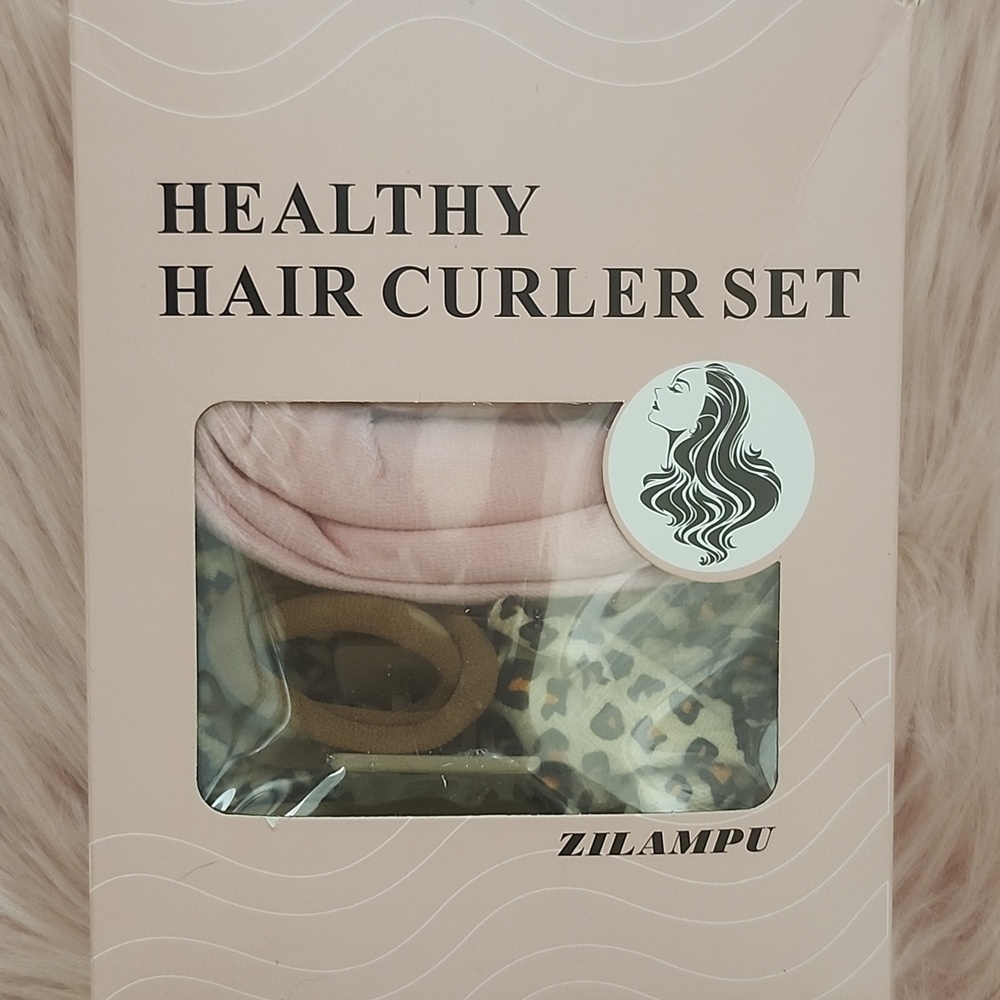 Brand New ZILAMPU 8PC HEALTHY HAIR HEATLESS CURLER SET